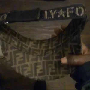 Fendi | Accessories | Fendi Black Signature Monogram Visor 